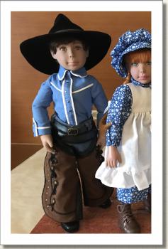 Affordable Designs - Canada - Leeann and Friends - Oklahoma in Blue - Lenny - Doll (Doll Study Club of Tulsa 60th Anniversary Event (companion doll))